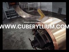 Beryliowe paski BrB2 Miękkie paski i twarde paski zgodnie ze standardem GOST 1789