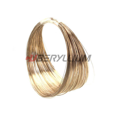 C17200 Beryllium Copper Alloy Wire Coil 0.8mm For Relay Parts
