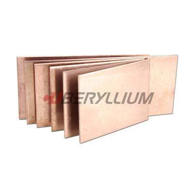 UNS C17200 Beryllium Copper Cube 2 Copper Alloy Plate 2mmx200mmx1000mm Hard State