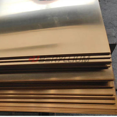 UNS C17200 Beryllium Copper Cube 2 Copper Alloy Plate 2mmx200mmx1000mm Hard State